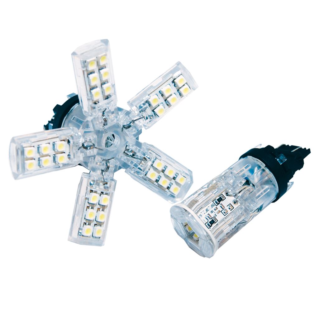 Oracle Lighting Cool White T10 9 LED 3 Chip SMD Bulbs Pair